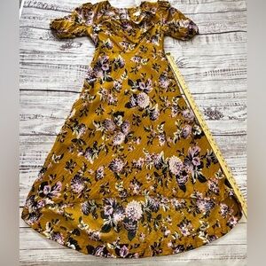 Anthropologie Maeve Floral Midi Dress